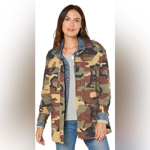 Outerknown Camo Utility Jacket, size Small, Oversized Fit EUC
